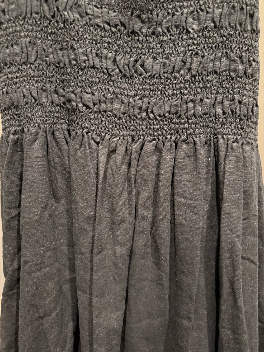 Target Black Smocked Dress with Spaghetti Straps - Picture 2 of 3